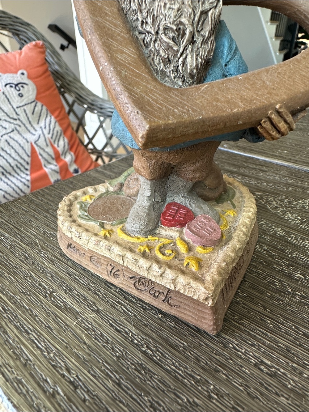 Tom Clark Barneys Valentine gnome statuette by Carin Studios 6x4 signed - Picture 3 of 8